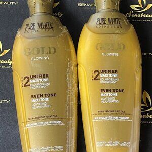 PURE WHITE  GOLD GLOWING LOTION 400ml 1btl